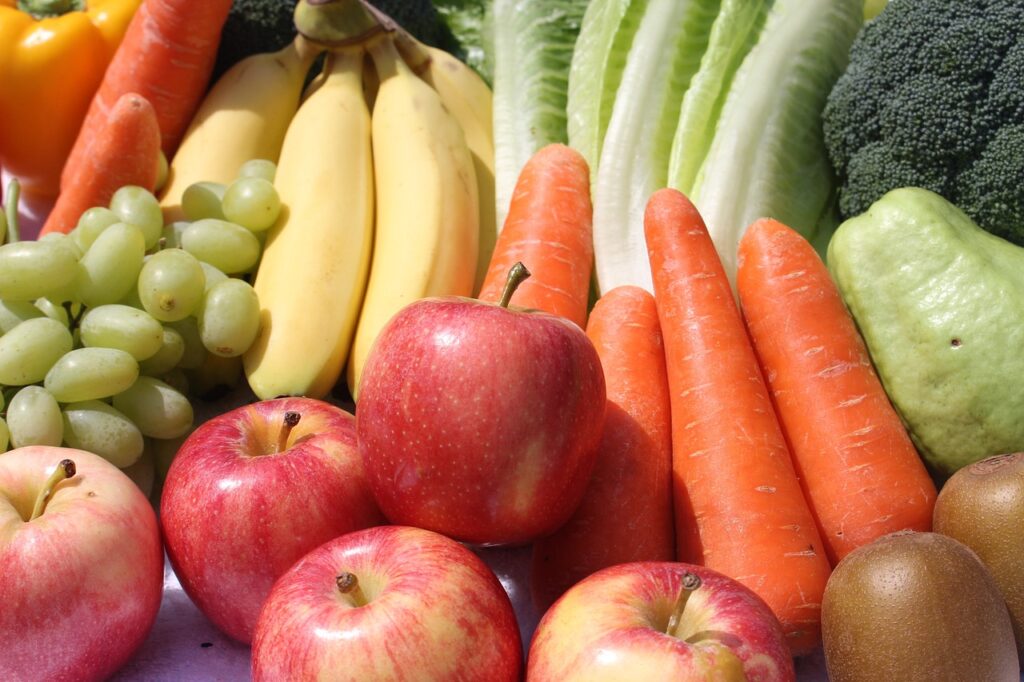 fruit and vegetables for menopause nutrition